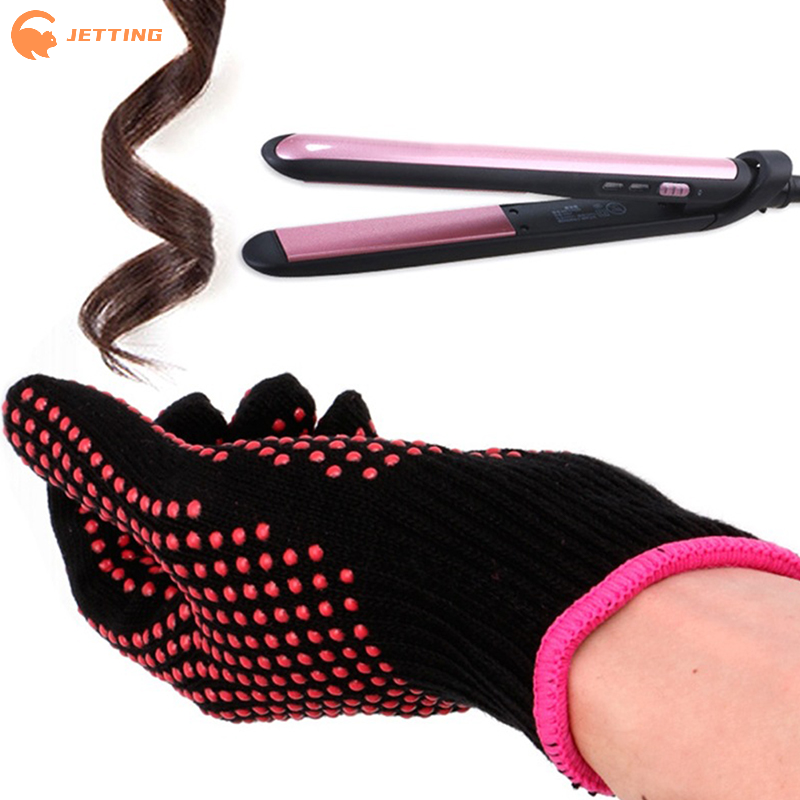 Heat Resistant Glove - 1Pcs Hair Salon Styling Gloves Double-sided