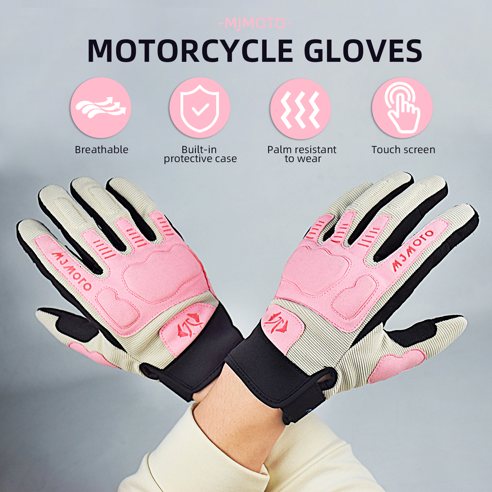 Pink Lady Summer Breathable Mo - Cycling Glove Padded のレビューと価格