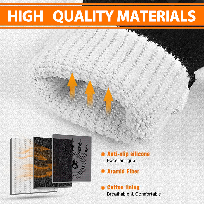 1 Pair Oven Gloves, Oven Mitts - Heat Resistant Glove のレビューと価格