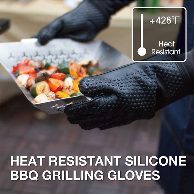 1/2Pcs Oven Mitts Baking Glove - Rubber Glove Cleaning のレビューと価格