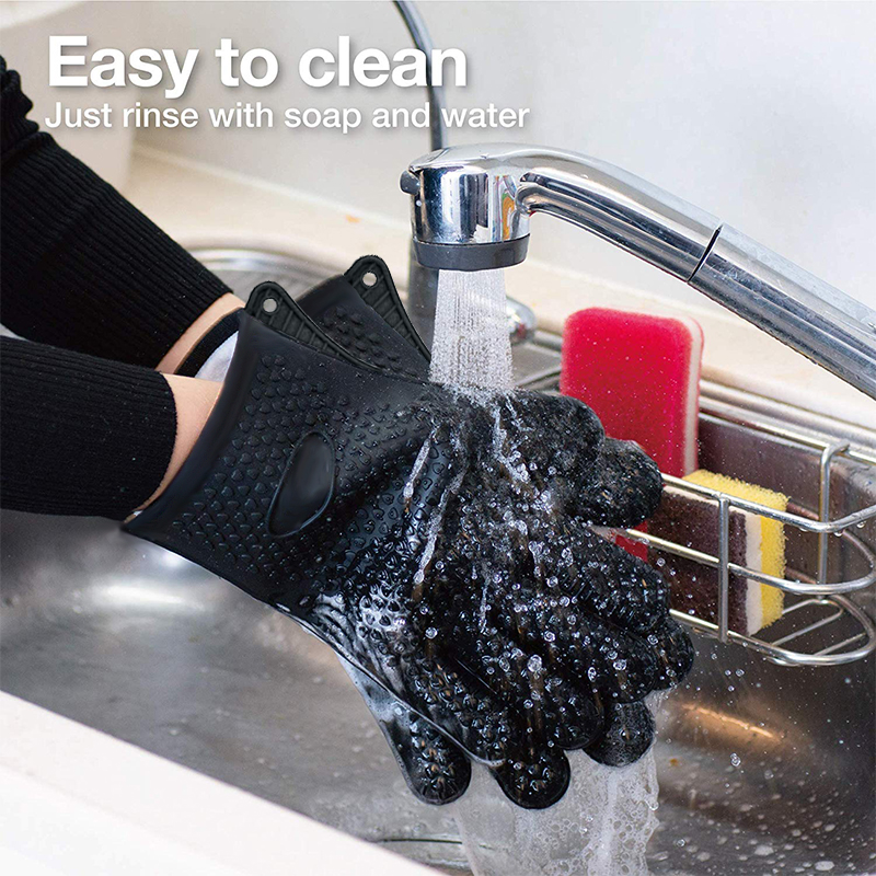 1/2Pcs Oven Mitts Baking Glove - Rubber Glove Cleaning のレビューと価格