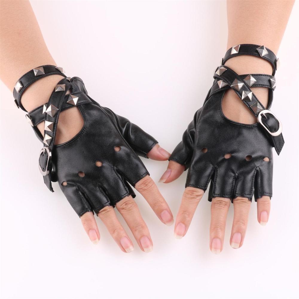 Unisex Fingerless Driving PU L - Leather Driving Glove のレビューと価格