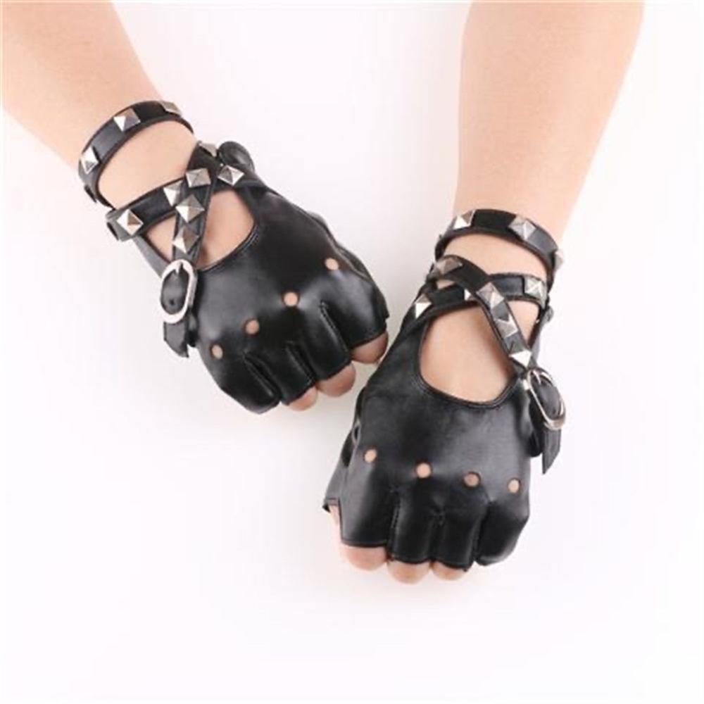 Unisex Fingerless Driving PU L - Leather Driving Glove のレビューと価格