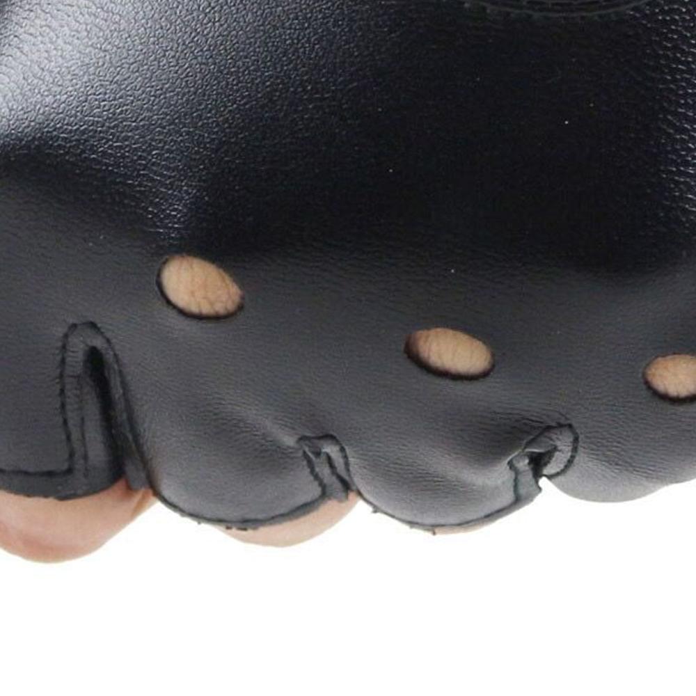 Unisex Fingerless Driving PU L - Leather Driving Glove のレビューと価格