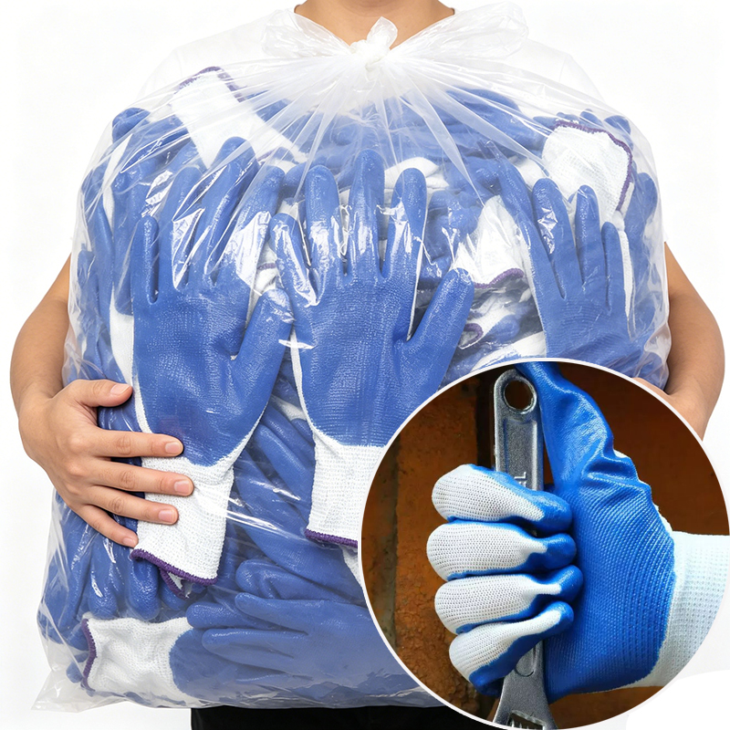 1/12pair Working Gloves Premiu - Nitrile Mechanic Glove のレビューと価格