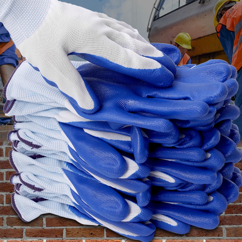 1/12pair Working Gloves Premiu - Nitrile Mechanic Glove のレビューと価格