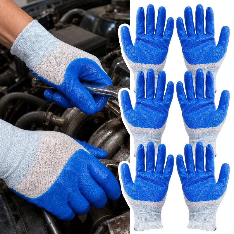 1/12pair Working Gloves Premiu - Nitrile Mechanic Glove のレビューと価格
