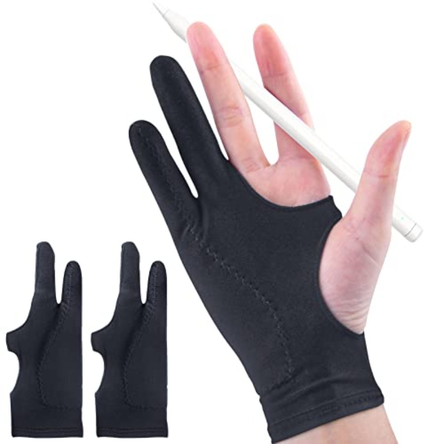 2-Pack Drawing Glove Palm Reje - Touchscreen Glove Capacitive のレビューと価格
