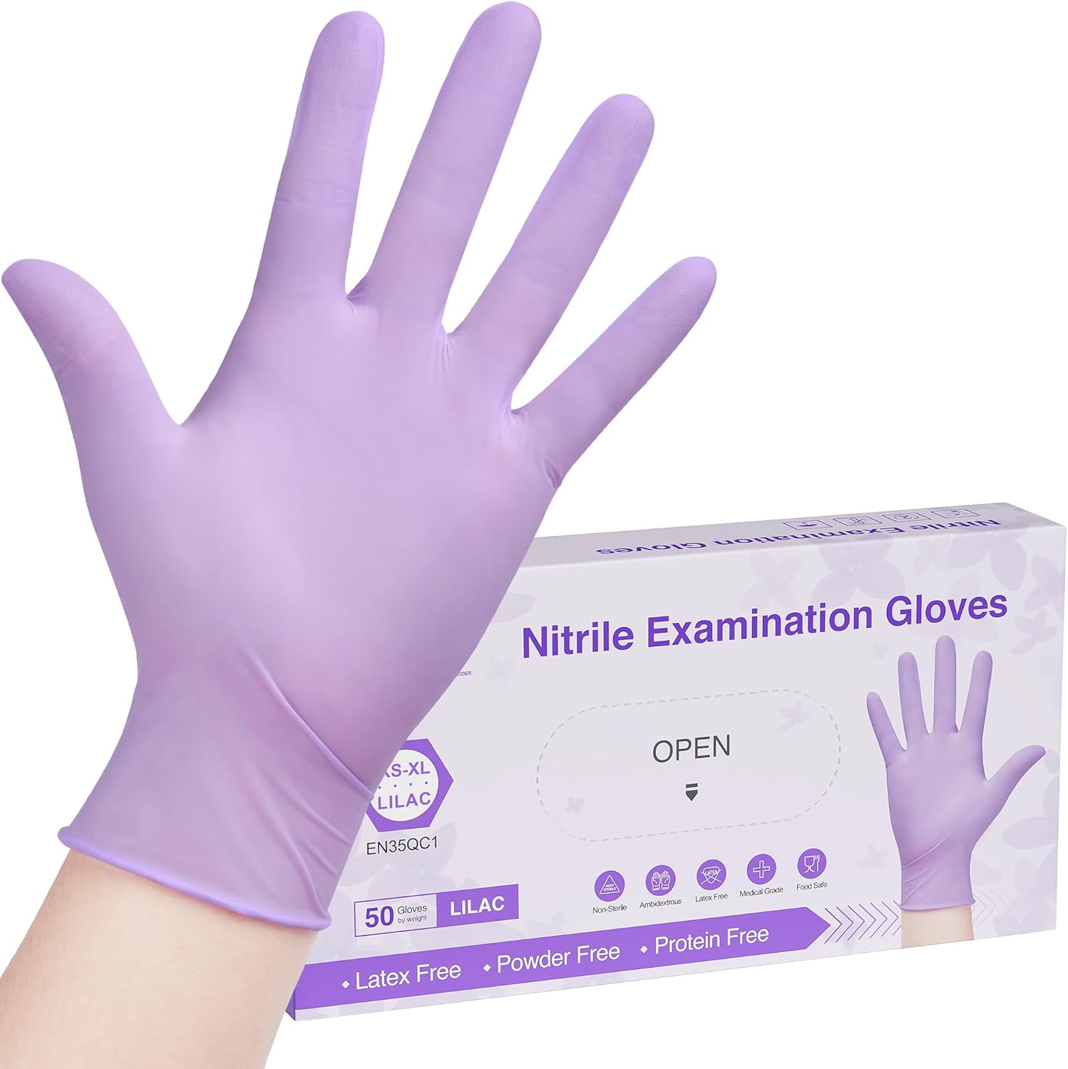 Disposable Nitrile Exam Gloves - Exam Glove Nitrile のレビューと価格