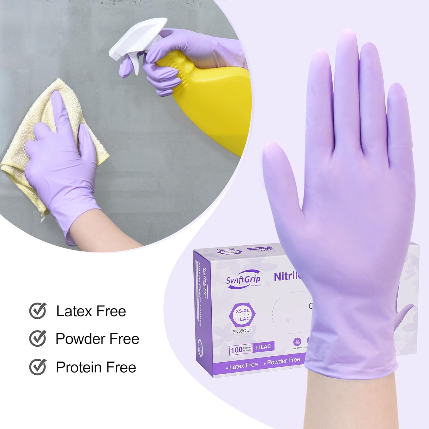 Disposable Nitrile Exam Gloves - Exam Glove Nitrile のレビューと価格