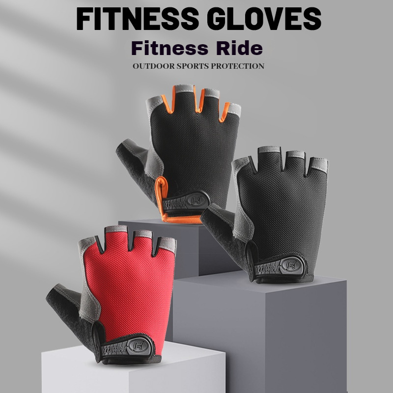 Half Finger Cycling Gloves for - Workout Glove Gym のレビューと価格