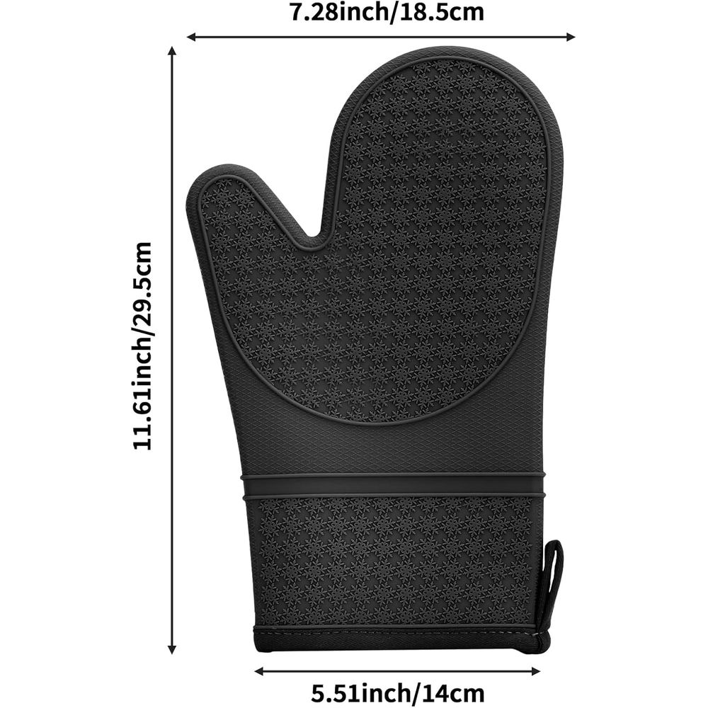 Heat Resistant Silicone Oven M - Oven Mitt Silicone のレビューと価格