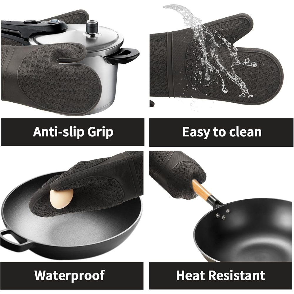 Heat Resistant Silicone Oven M - Oven Mitt Silicone のレビューと価格