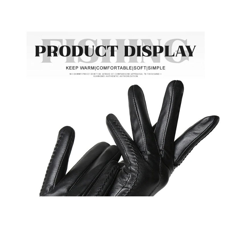 Women's Sheepskin Gloves Winte - Leather Driving Glove のレビューと価格