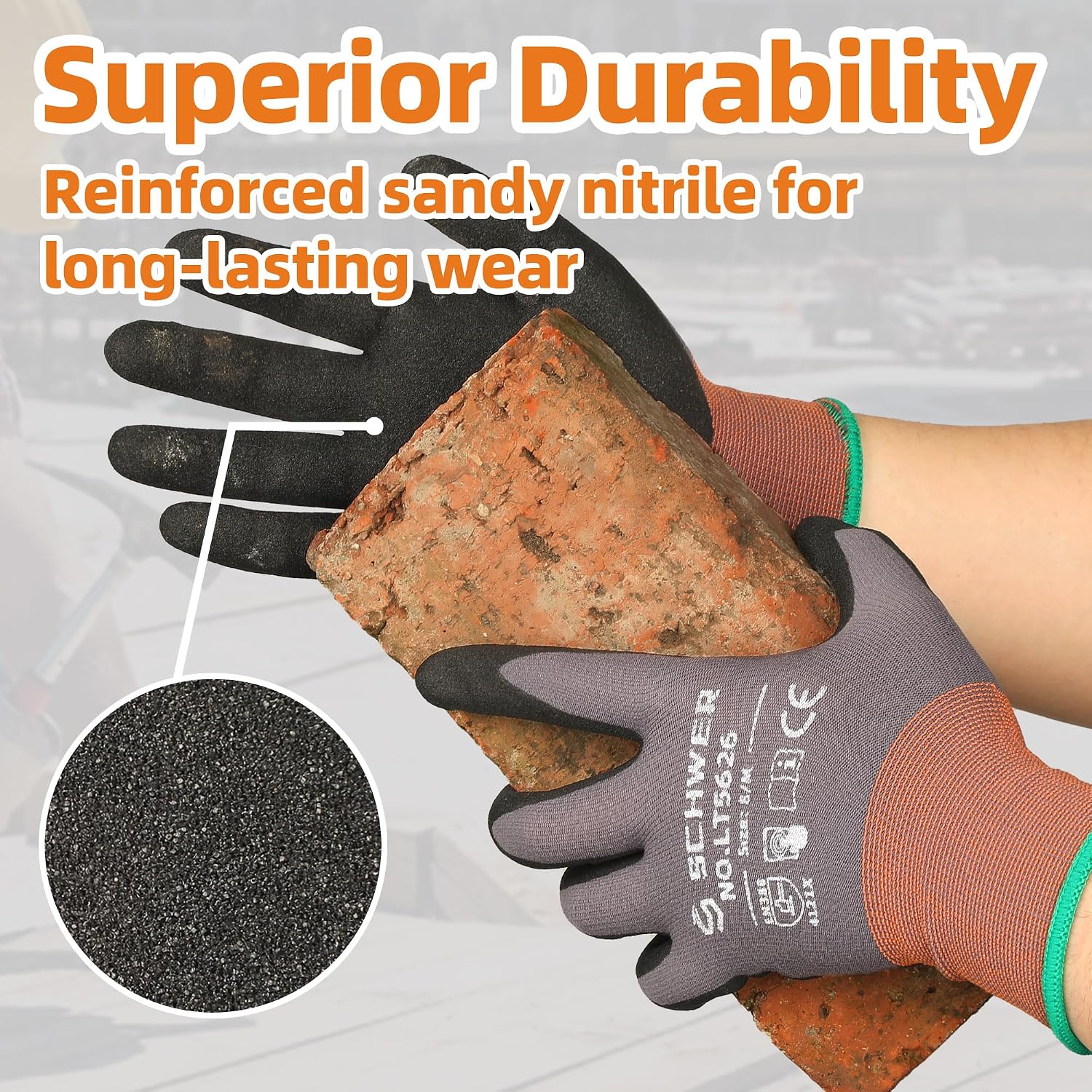 6 Pairs Heavy Duty Work Gloves - Cut Resistant Glove のレビューと価格