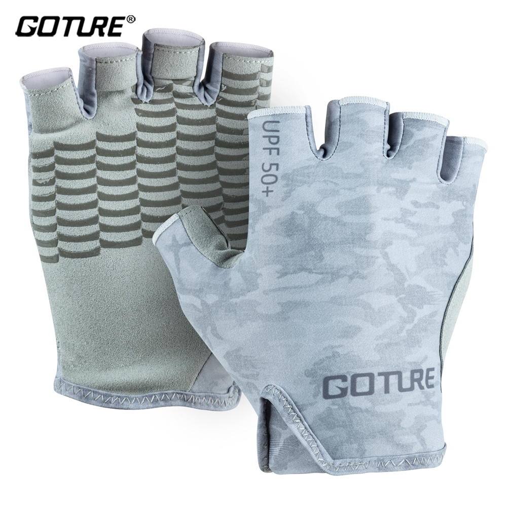 Goture Fingerless Fishing Glov - Cycling Glove Padded のレビューと価格