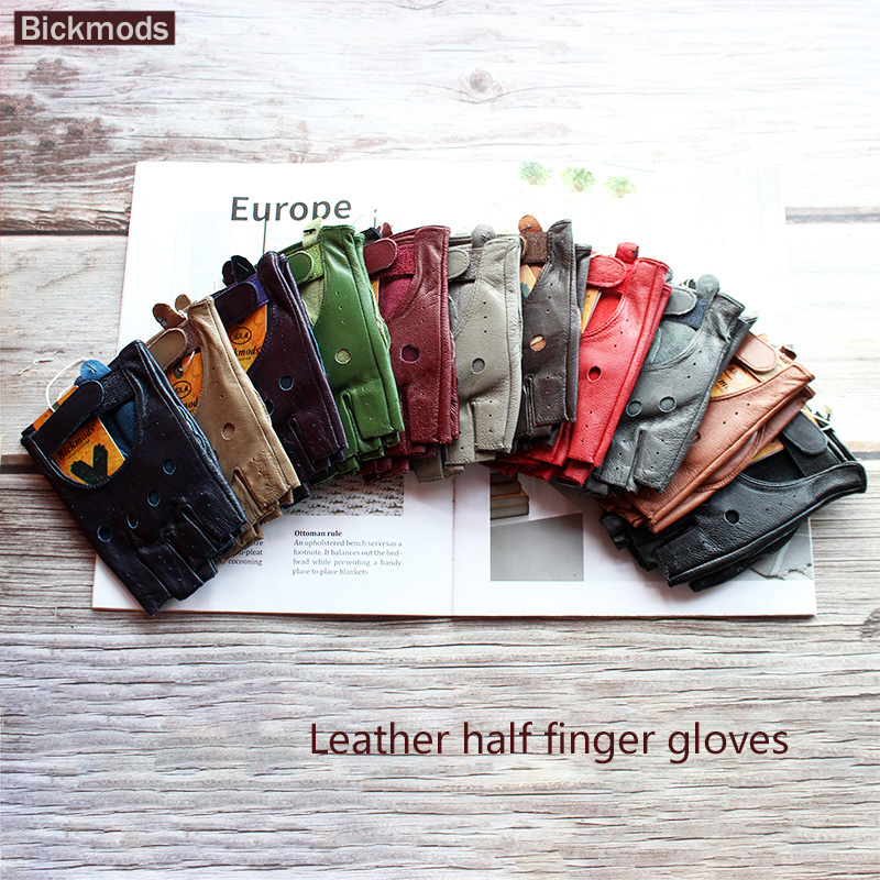 New Women's Sheepskin Half Fin - Leather Driving Glove のレビューと価格