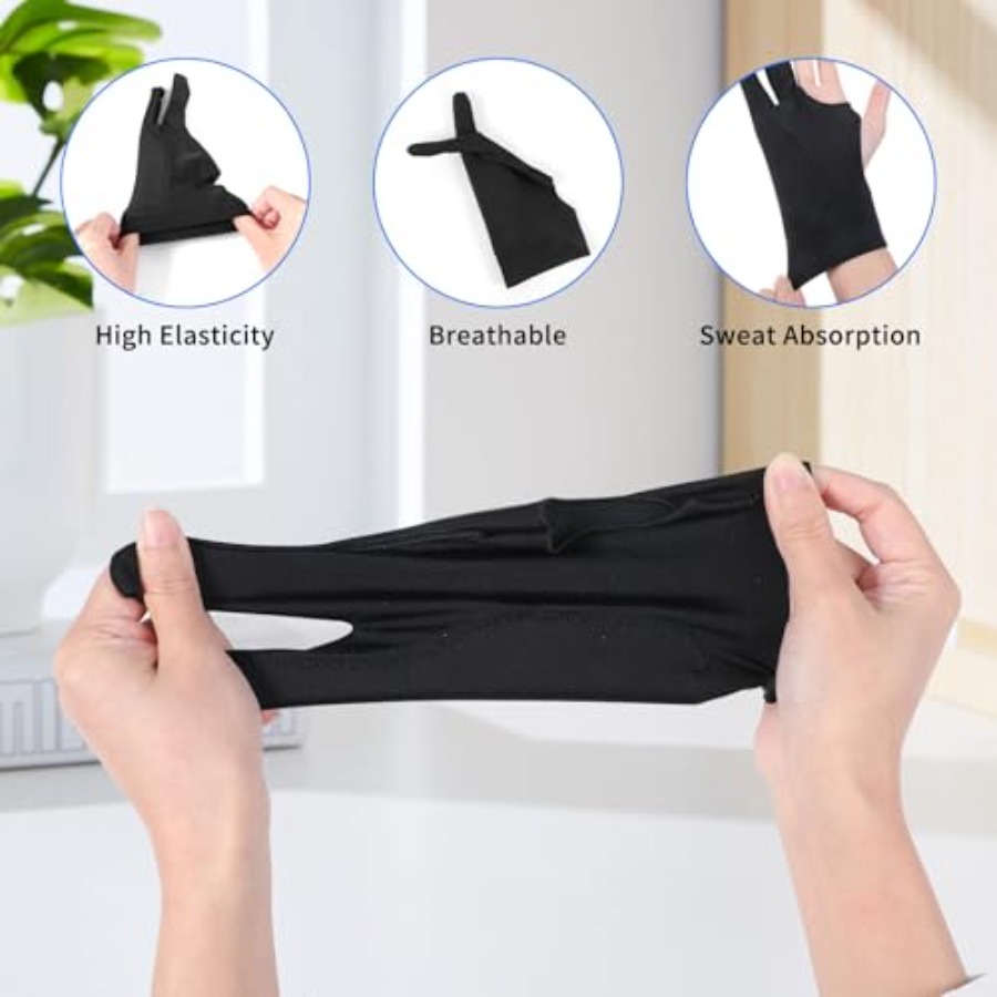 2 Pack Digital Drawing Glove R - Touchscreen Glove Capacitive のレビューと価格