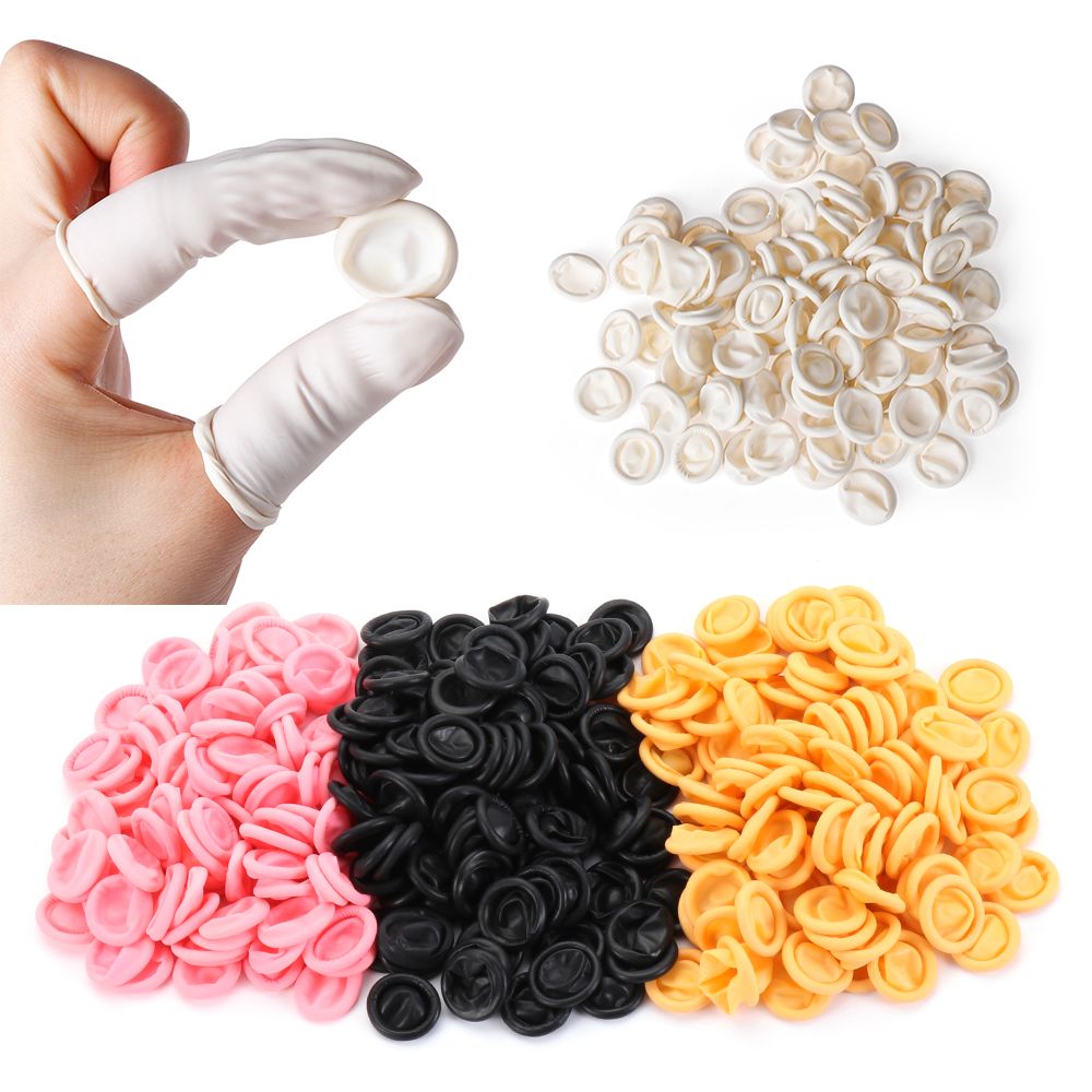 100PCS Disposable Finger Cover - Latex Disposable Glove のレビューと価格