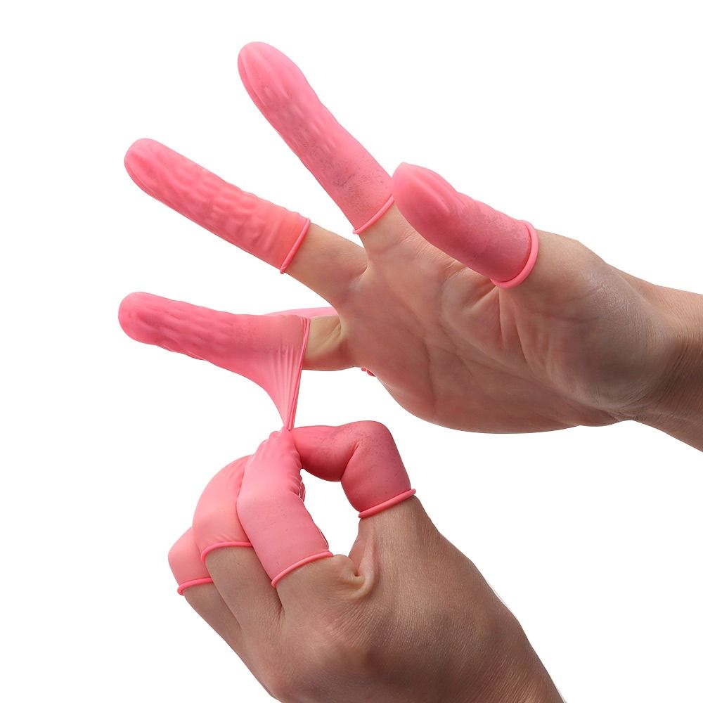 100PCS Disposable Finger Cover - Latex Disposable Glove のレビューと価格