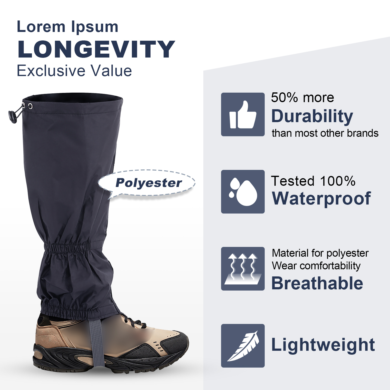Lixada Gaiters Outdoor Skiing  - Ski Glove Waterproof のレビューと価格
