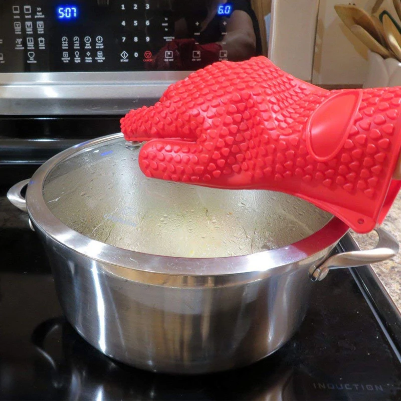 BBQ Silicone Grilling gloves B - Oven Mitt Silicone のレビューと価格