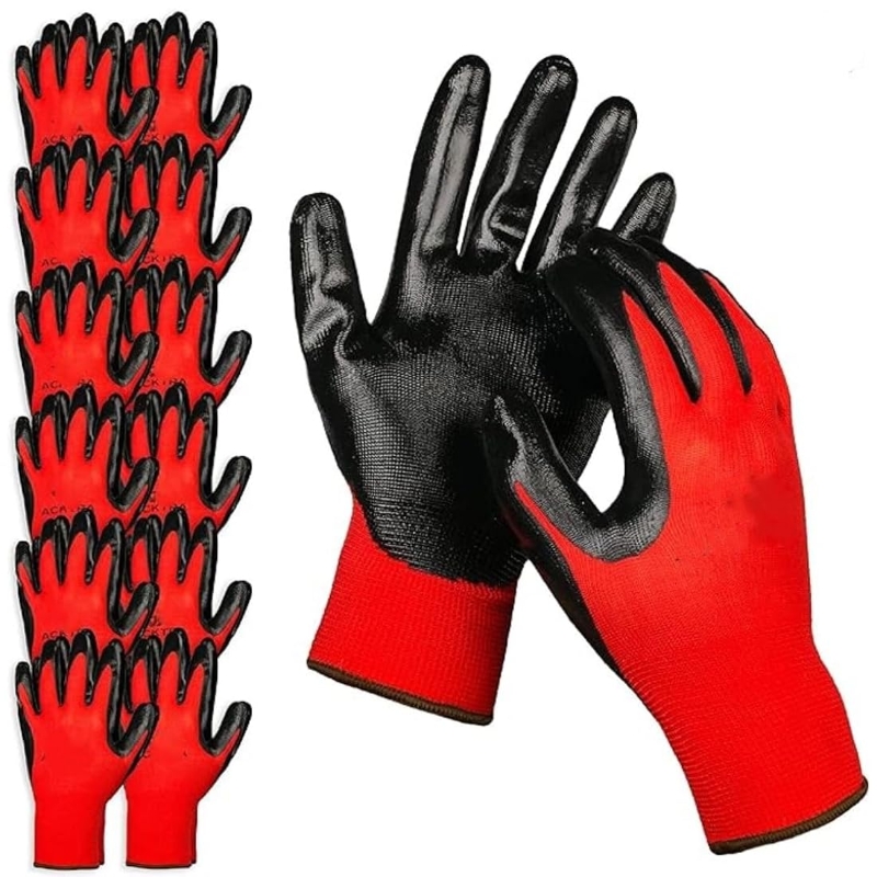 4/20PCS Nitrile Coated Safety  - Nitrile Mechanic Glove のレビューと価格