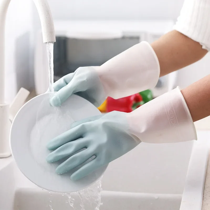 Dishwashing Cleaning Gloves Si - Dish Glove Rubber のレビューと価格