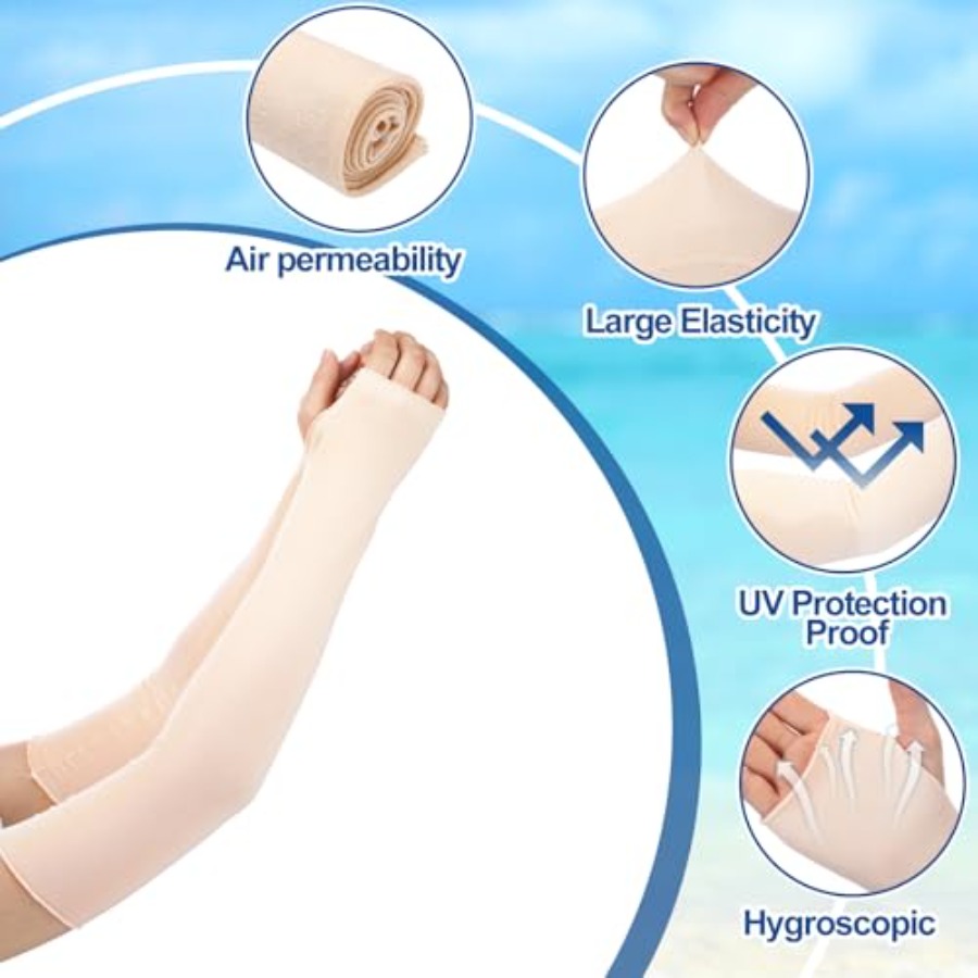 Bememo 4 Pack Sun Protection U - Fingerless Glove Knit のレビューと価格