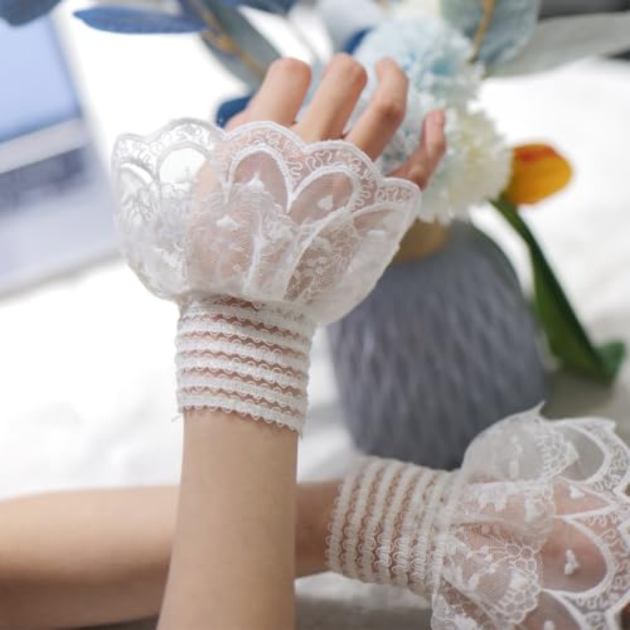 MIUPOO Detachable Fake Sleeve, - Fingerless Glove Knit のレビューと価格