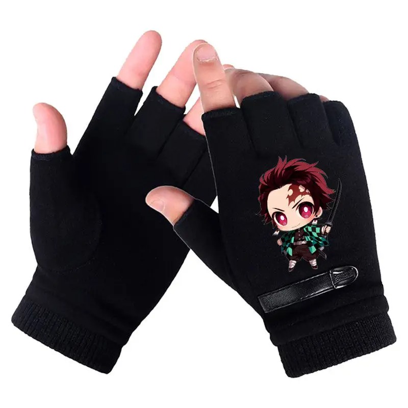 Anime Demon Slayer Student Hal - Fingerless Glove Knit のレビューと価格