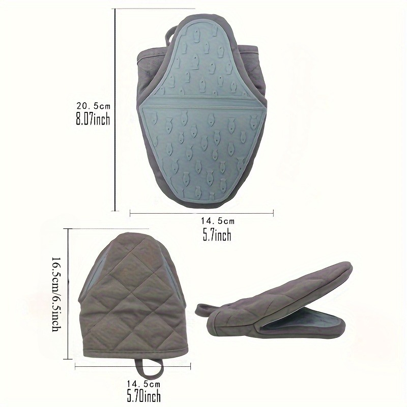 2pcs Silicone Pads | Ergonomic - Oven Mitt Silicone のレビューと価格