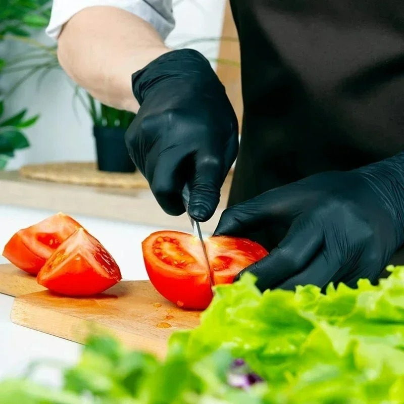Black Nitrile Gloves Disposabl - Latex Disposable Glove のレビューと価格