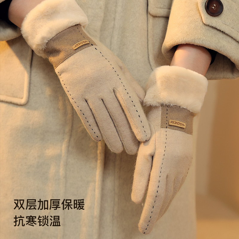 New winter cashmere gloves for - Wool Glove Lined のレビューと価格