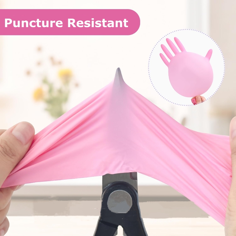20/50/100PCS Pink Nitrile Disp - Latex Disposable Glove のレビューと価格