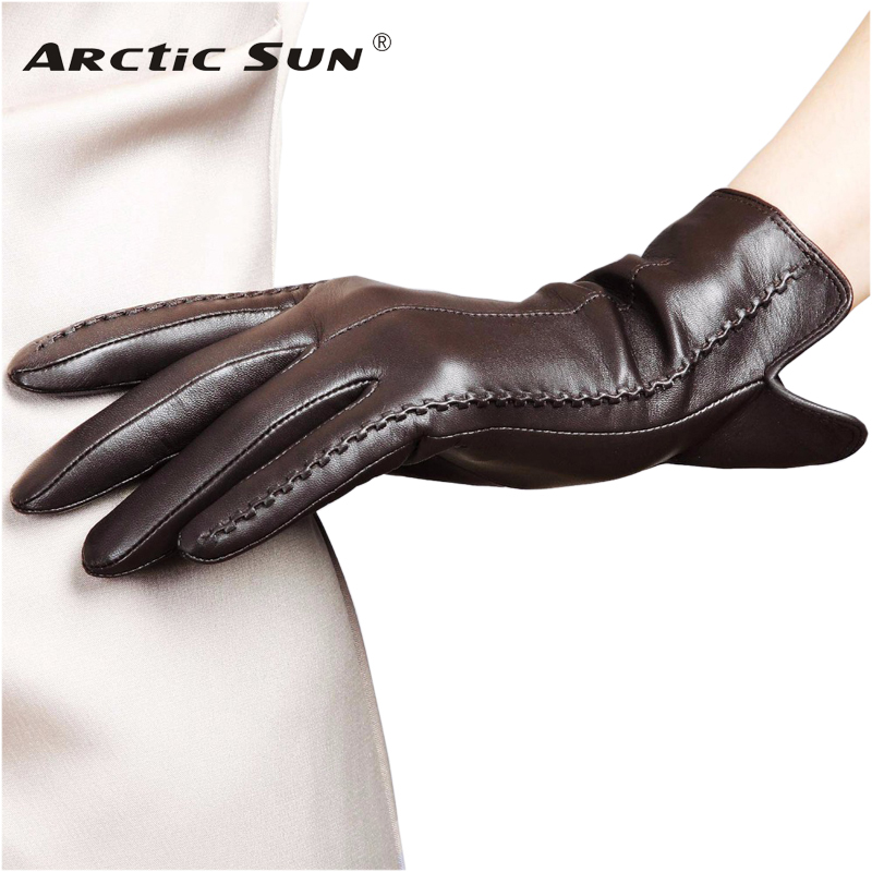 Real Leather Gloves Female Hig - Leather Driving Glove のレビューと価格