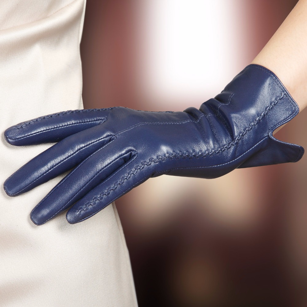 Real Leather Gloves Female Hig - Leather Driving Glove のレビューと価格