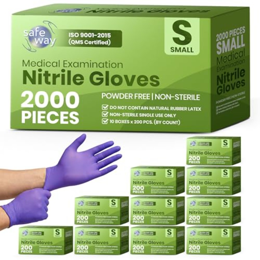SAFEWAY USA 2000 pcs, 4 Mil Ni - Latex Disposable Glove のレビューと価格