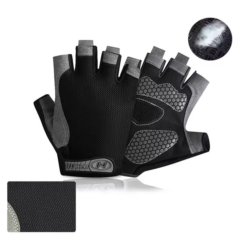 Breathable Anti-Slip Half Fing - Workout Glove Gym のレビューと価格