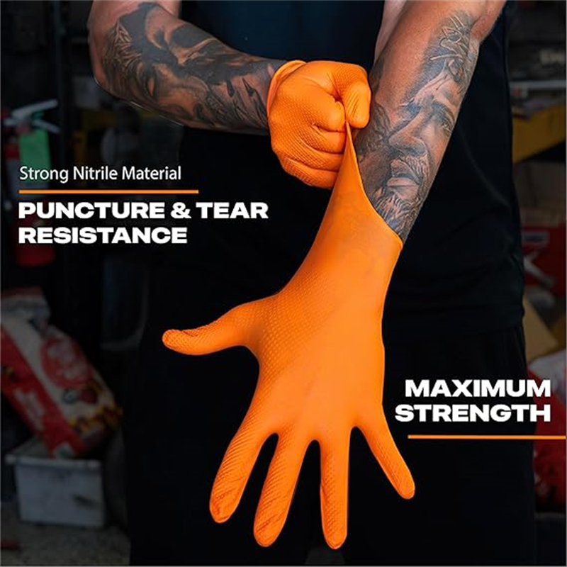 8Mil Thick Heavy Duty Safety W - Nitrile Mechanic Glove のレビューと価格