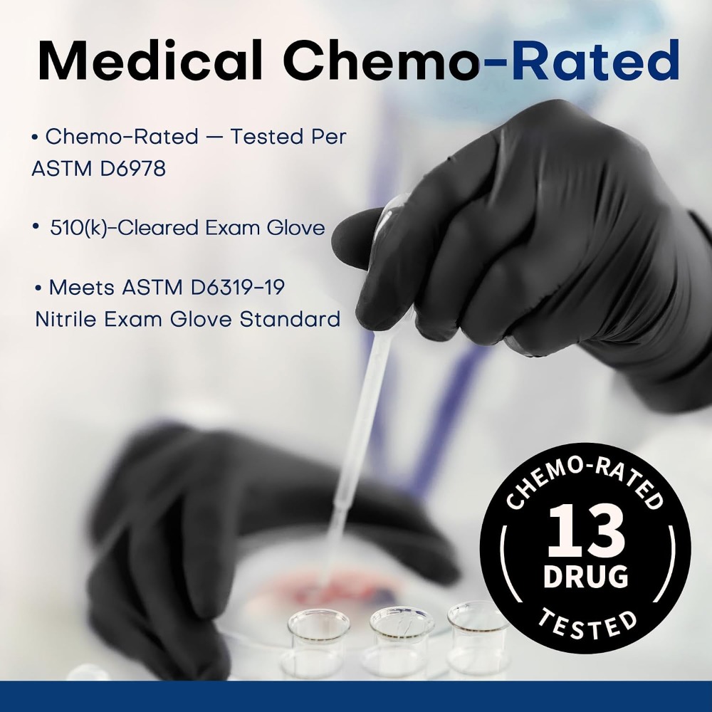 Nitrile Exam Gloves, 1000Pcs L - Exam Glove Nitrile のレビューと価格