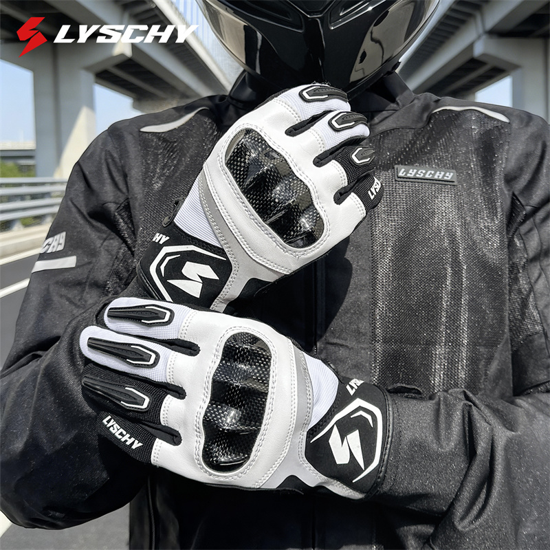 4-Season Motorcycle Leather Gl - Motorcycle Glove Knuckle のレビューと価格