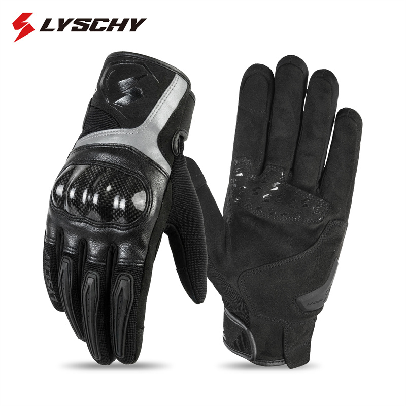 4-Season Motorcycle Leather Gl - Motorcycle Glove Knuckle のレビューと価格